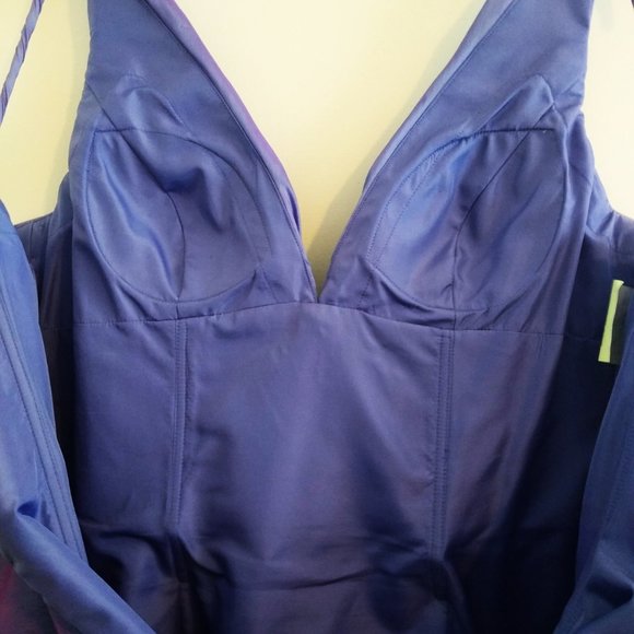 Bella Formals by Venus Iridescent Purple Dress - Picture 6 of 6